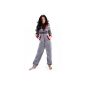 Sporty DSguided Norway Onesie pattern jumpsuit coveralls one piece gray (Textiles)
