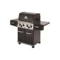 REGAL 490 gas grill 13.2 kW stainless steel rod burner and side hotplate Broil King