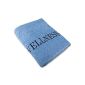 Sauna towel Uni Blue terry 80x200