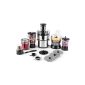 Klarstein The-Foodfather IV - Multifunction Food processor with 10 elements: centrifuge, mixer, grinder ... (800W, many accessories) - Stainless Steel (Kitchen)