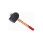 Rubber hammer wooden handle 90 mm / 1250 grams (Misc.)
