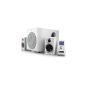 EDIFIER S530D 2.1 speaker system (145 Watt) with infrared remote controller and wired controller, white (Electronics)