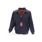Harrington jacket style navy blue retro jacket MOD / biker XS - 3XL (Clothing)