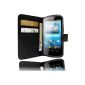 Luxury Wallet Case Cover for Acer Liquid E 2 Duo and 3 + PEN FILM OFFERED !!  (Electronic devices)