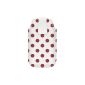 4-OK UP!  Red dots on white Mobile Phone Case for Apple iPhone 4, 4S, Samsung Galaxy S3 Mini, Ace, Ace 2 and Others (Electronics)