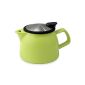 Forlife Ceramic Teapot bell-shaped infuser with Cart, 16 ml, 470 ml Lime (Kitchen)