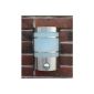IR wall-outdoor light with movement stainless steel