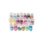 20 Small bottles Vials Sequins Colorful Manicure Nail Art Decorations from Cheeky® Premium (Miscellaneous)