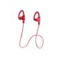 Roman S530 Bluetooth V4.0 Wireless Sport Earphones with Microphone (Red) (Electronics)