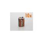 10x Ultralife Lithium battery 9 Volt, E-Block, U9VL, U9VL-J 1200mAh (Spar Set) 10er Set (Electronics)