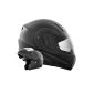 Stark K71 Black matt folding helmet flip up helmet motorcycle helmet ECE 2205 Size: L 59 / 60cm