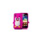 SKS Distribution® Hot Pink Cute Penguin Penguin Pouch Case Cover For Samsung Galaxy ACE S5830 (Electronics)