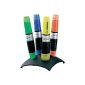 STABILO LUMINATOR yellow, green, blue and orange, 4 placemats - Highlighter (Office supplies & stationery)