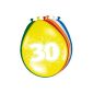 Colorful balloons with numbers 8 Pack (Toys)