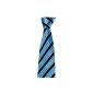 Tie by Mailando, with stripes, blue black (Textiles)