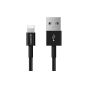 kwmobile® Apple MFI certified Lightning Cable for Apple iPhone 6, 6 Plus 5, 5S, 5c, and iPad, 1m in Black (Wireless Phone Accessory)