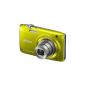 Nikon Coolpix S3100 Digital Camera (14 Megapixel, 5x opt. Zoom, 6.7 cm (2.7 inch) display, HD video, image stabilized) citrus yellow (Electronics)