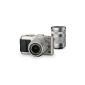 Olympus Pen E-PL6 system camera (16 megapixels, 7.6 cm (3 inches) touch screen, image stabilized) Kit incl. 14-42mm and 40-150mm lens Silver (Electronics)