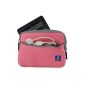 Pink iGadgitz Neoprene Case with front pocket Case for Samsung ...