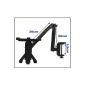 Articulated arm with universal clamp for iPad Samsung Galaxy / Motorola Xoom and other tablets