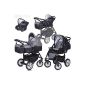 3in1 stroller combined PASSO - Platforms - Landau - Cane - Car Seat gr.  0 - Premium EU Brand (Baby Care)