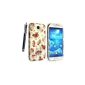 Samsung Galaxy S4 I9500 I9503 I9505 I9506 SILICONE GEL SKIN CASE COVER PROTECTION + Screen Protector + Stylus (Textiles)