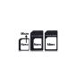 Kit 3 Micro-Nano SIM-SIM adapters for iPhone 4 4S and iPhone 5 + key extraction for iPhones & iPads offered (Electronics)