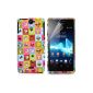 Sony Xperia V Gel Case / mobile phone shell owl pattern (240) (Electronics)