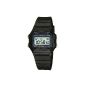 Casio - F-105W-1A - Vintage - Mixed Watch - Quartz Digital - LCD Dial - Bracelet Resin Black (Watch)