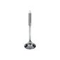 Fackelmann 40465 Nirosta ladle, oval handle 32 cm, stainless steel (houseware)