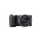 Sony NEX-5NDB system camera (16.1 megapixels, 7.5 cm (3 inch) screen, Live View) incl. 16mm and 18-55mm lens, black (Electronics)