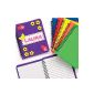 Foam rubber notebooks - for children to decorate and write in it - Stationery - 6 pieces (Toys)