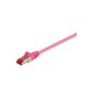 Network Cable 10m magenta, S / FTP CAT6