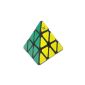Lychee QJ Pyramid Puzzle Cube with Sticker - Black (Toy)