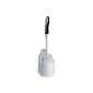 MSV 100117 Toilet brush with Brush / Stand Polypropylene / Rubber 12.5 x 9.5 x 38 cm (Housewares)