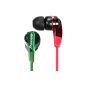 Pioneer SECL721VERTROUGE ear Headphones for MP3-type closed intra Player 3 bits Green / Red (Electronics)