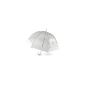 Umbrella transparent bell shade white (Luggage)