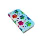 Thematys leatherette owl glasses Design Folding Protective Case for Samsung Galaxy S4 i9500 / i9505 (Accessories)