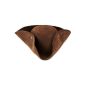 High quality pirate tricorn hat Brown (Toys)
