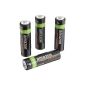 AmazonBasics Pre-charged Ni-MH batteries, AA, 2000 mAh, 4 piece (electronics)