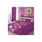 Chantilly Purple Duvet - 2 persons Duvet Cover 200 x 200 cm + 2x 50x75 Pillowcase