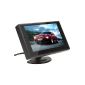 ePathChina® 4.3 inch digital TFT LCD display 2 video input Rearview Monitor DVD VCR Mini car monitor with reversing camera backup car DVD VCD STB satellite receiver and other video devices (electronics)
