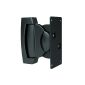 Speaker Stand up to 10kg Wall bracket 2 pieces black heavy duty retainer Profi LSSL1 (Electronics)