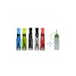 Color Mix Packet) 5x Original CE4 Plus® electronic cigarette Clear atomizer Version 2 / V2 with long wick .. universal-fit all eGo, eGo-T, eGo-C, eGo-w batteries colors: (1X Transparent + 1x Black + 1x Blue + 1x Red + 1x Green) + 1x 10 ml empty bottle of Liquid Arslan (Personal Care)