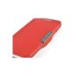JAMMYLIZARD | Movie Stand Leather Case for Samsung Galaxy S3, RED (Wireless Phone Accessory)