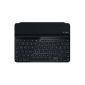 Logitech Ultrathin Magnetic Clip-On Keyboard Cover for iPad 2 Air (wireless Bluetooth keyboard and holder, German keyboard layout QWERTZ) Black (Personal Computers)