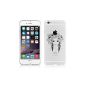 JAMMYLIZARD | trompe l'oeil Crystal case for iPhone 6, 4.7-inch screen, Flower girl (Wireless Phone Accessory)