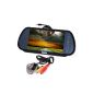 Rearview mirror with TFT LCD 7 '' (17.8 cm) + Rear view camera 170 degrees Car Black (Electronics)