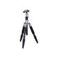 Travel Tripod Rollei Compact Traveler No.  I small pack size with panoramic spherical head and very easy - Titanium (Accessories)