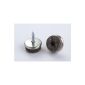 16 piece glides Furniture glides soil protection with mounting screw, 28 mm, nickel-plated